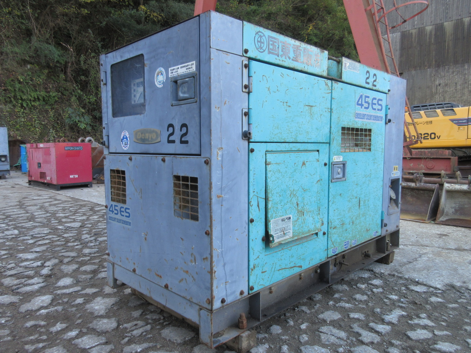 Used Construction Machine used DENYO DENYO Generator  DCA-45ESI