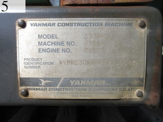 Used Construction Machine Used YANMAR YANMAR Crawler carrier Crawler Dump C30R-2