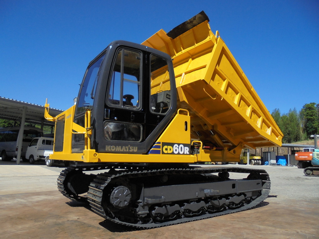 中古建設機械 中古 コマツ KOMATSU クローラ・キャリア クルクルキャリア・全旋回キャリアダンプ CD60R-1