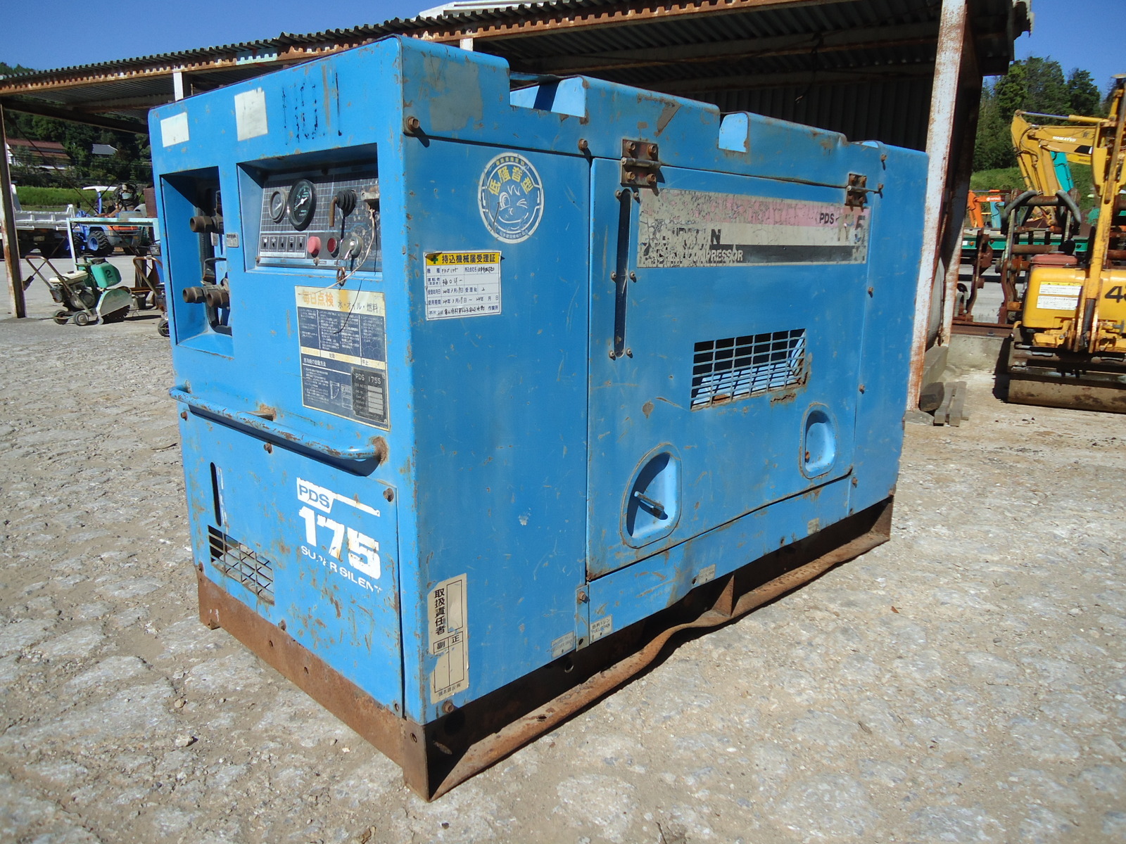 Used Construction Machine Used AIRMAN AIRMAN Compressor  PDS175S