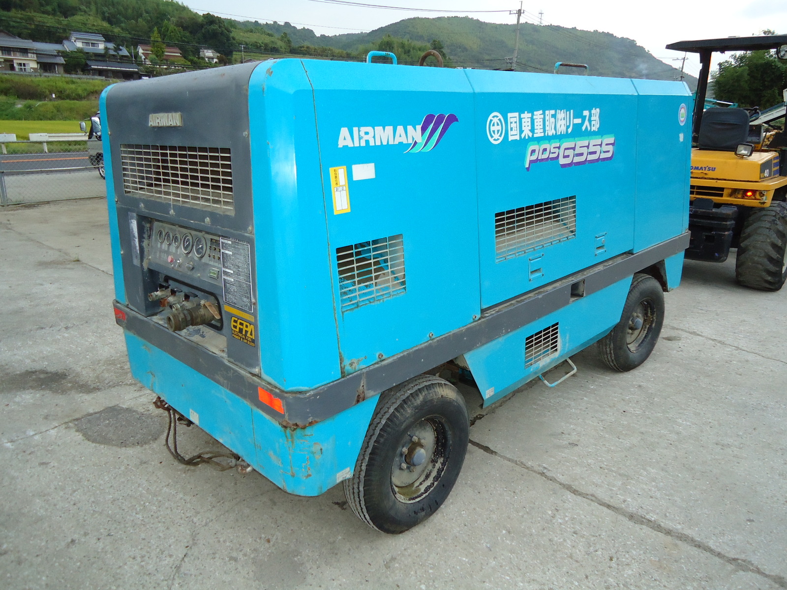 中古建設機械 中古 AIRMAN 北越工業 AIRMAN コンプレッサ  PDS655S