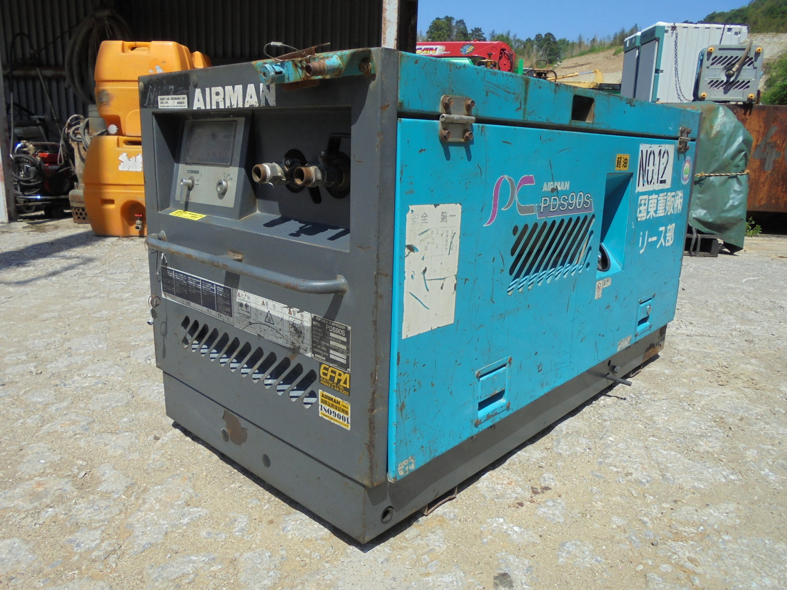 Used Construction Machine Used AIRMAN AIRMAN Compressor  PDS90S