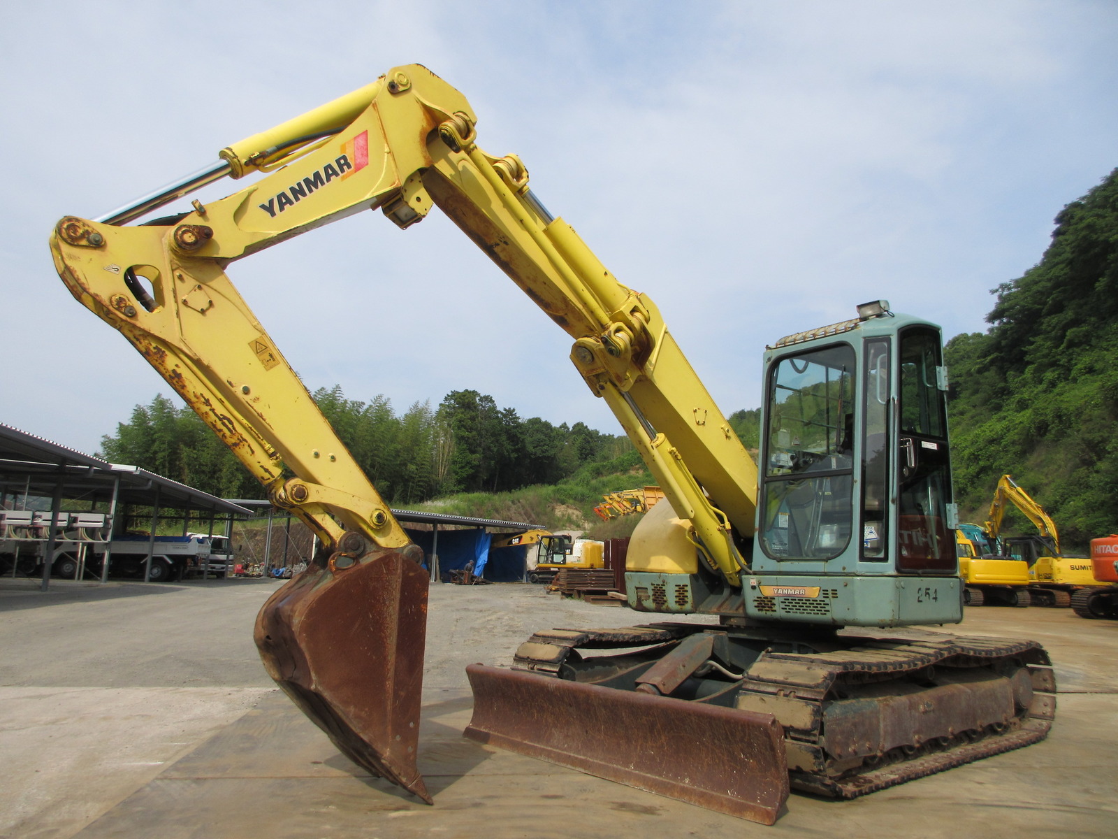 Used Construction Machine Used YANMAR YANMAR Excavator 0.2-0.3m3 B7-5A