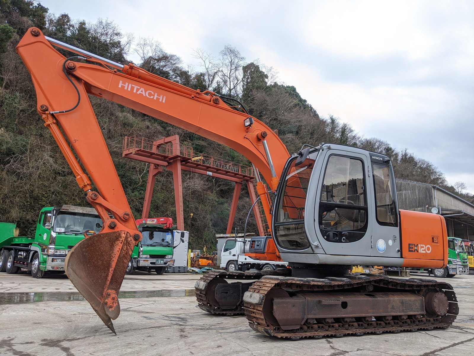 Used Construction Machine Used HITACHI HITACHI Excavator 0.4-0.5m3 EX120-5E