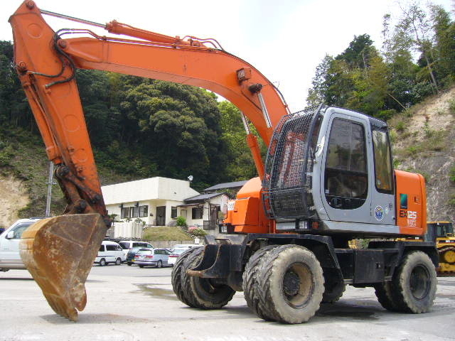 Used Construction Machine Used HITACHI HITACHI Excavator Wheeled Excavators EX125WD-5