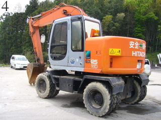 Used Construction Machine Used HITACHI HITACHI Excavator Wheeled Excavators EX125WD-5