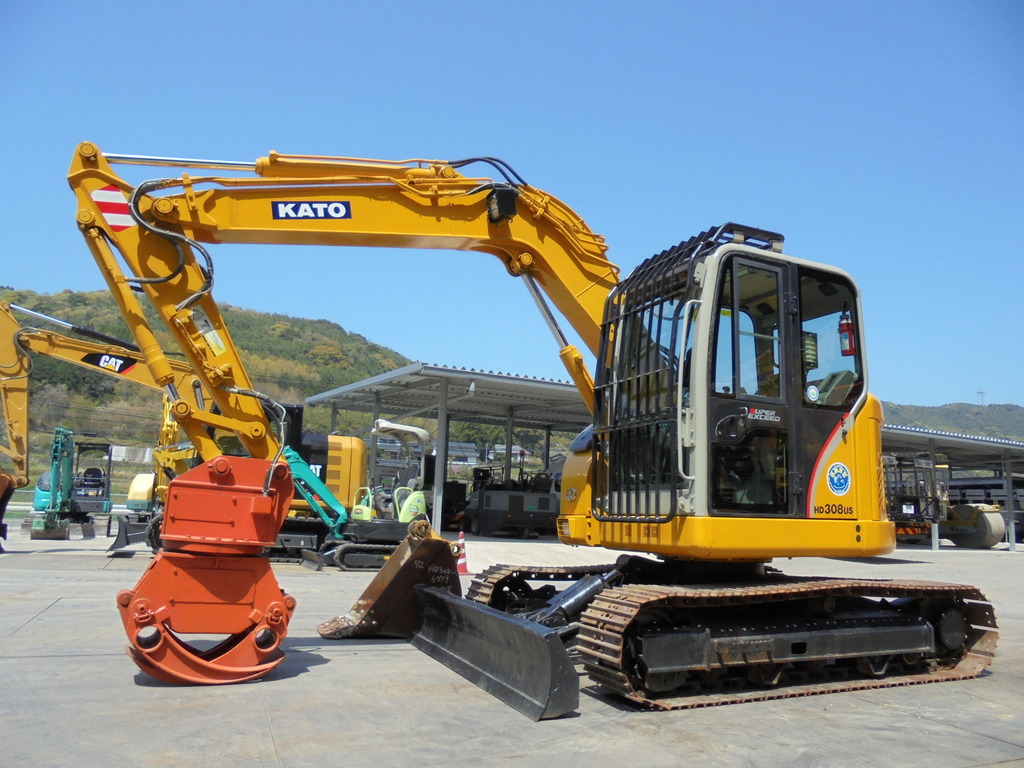 Used Construction Machine Used KATO WORKS KATO WORKS Forestry excavators Grapple / Winch / Blade HD308US