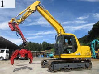 Used Construction Machine Used KOMATSU KOMATSU Forestry excavators Processor PC120-6E0