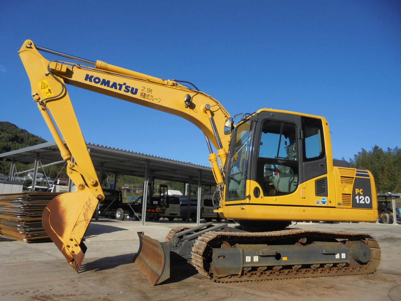 Used Construction Machine Used KOMATSU KOMATSU Excavator 0.4-0.5m3 PC120-8