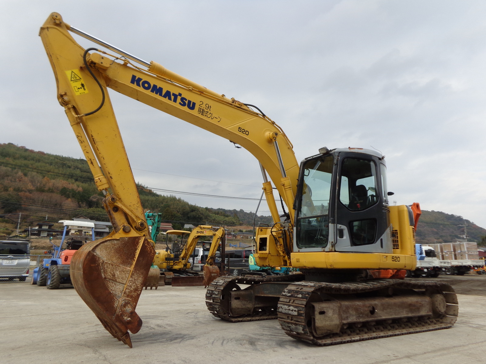 Used Construction Machine Used KOMATSU KOMATSU Excavator 0.4-0.5m3 PC128US-2E1