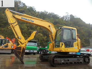 Used Construction Machine Used KOMATSU KOMATSU Forestry excavators Grapple / Winch / Blade PC128US-8