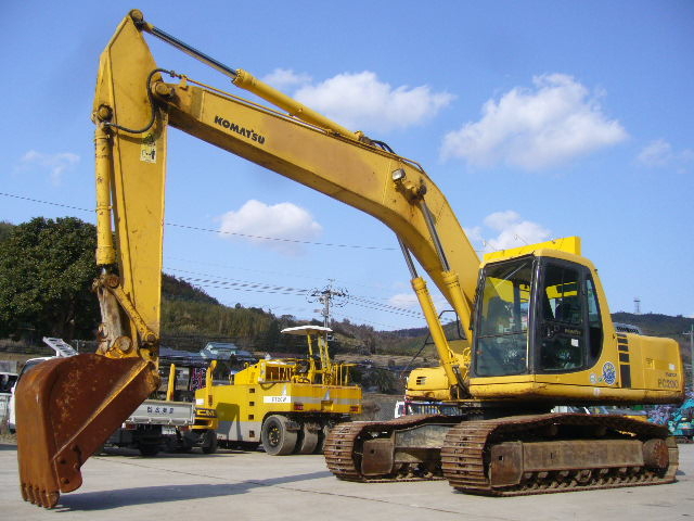 Used Construction Machine Used KOMATSU KOMATSU Excavator 0.7-0.9m3 PC200-6E