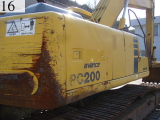 Used Construction Machine Used KOMATSU KOMATSU Excavator 0.7-0.9m3 PC200-6E