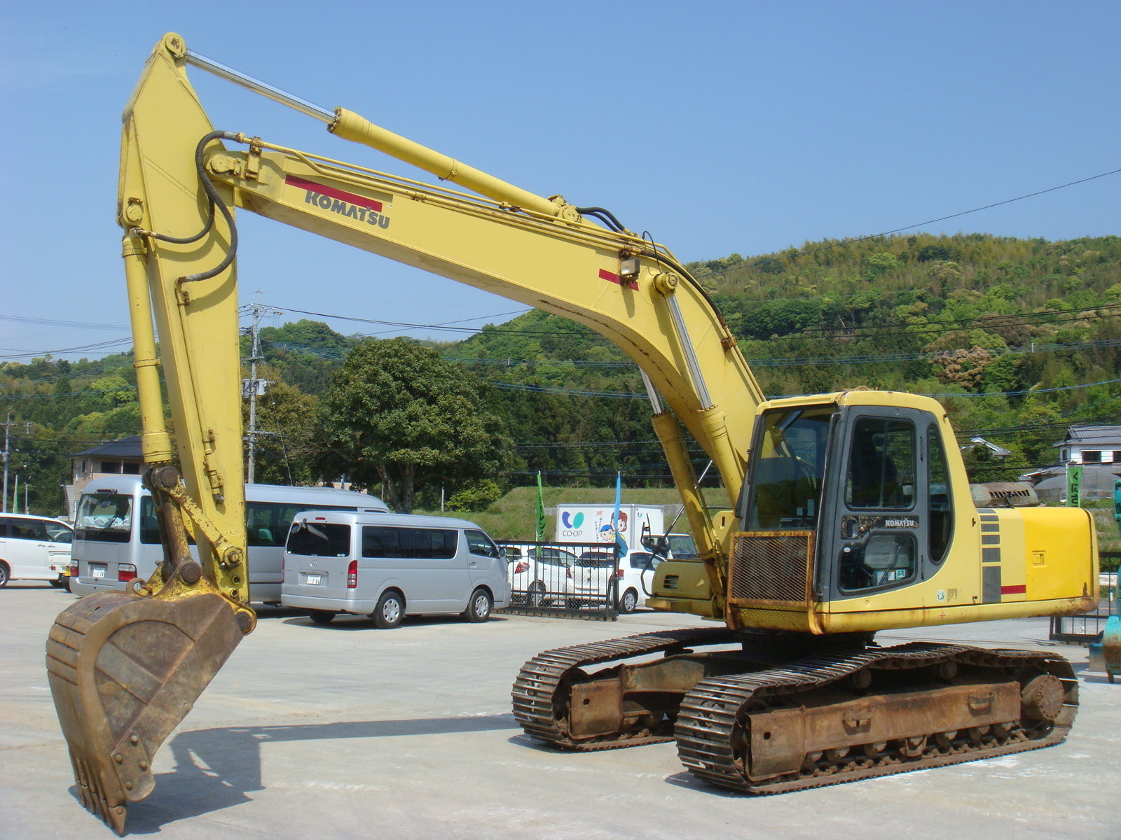 Used Construction Machine Used KOMATSU KOMATSU Excavator 0.7-0.9m3 PC200-6E