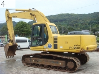 Used Construction Machine Used KOMATSU KOMATSU Excavator 0.7-0.9m3 PC200-6ZE