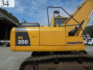 Used Construction Machine Used KOMATSU KOMATSU Excavator 0.7-0.9m3 PC200-8N1