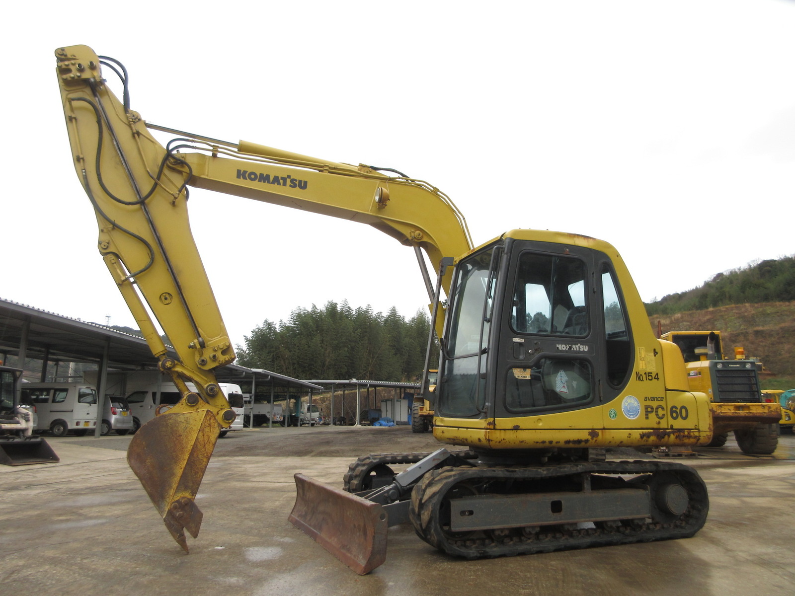 Used Construction Machine Used KOMATSU KOMATSU Excavator 0.2-0.3m3 PC60-7