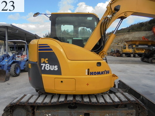 Used Construction Machine Used KOMATSU KOMATSU Excavator 0.2-0.3m3 PC78US-8