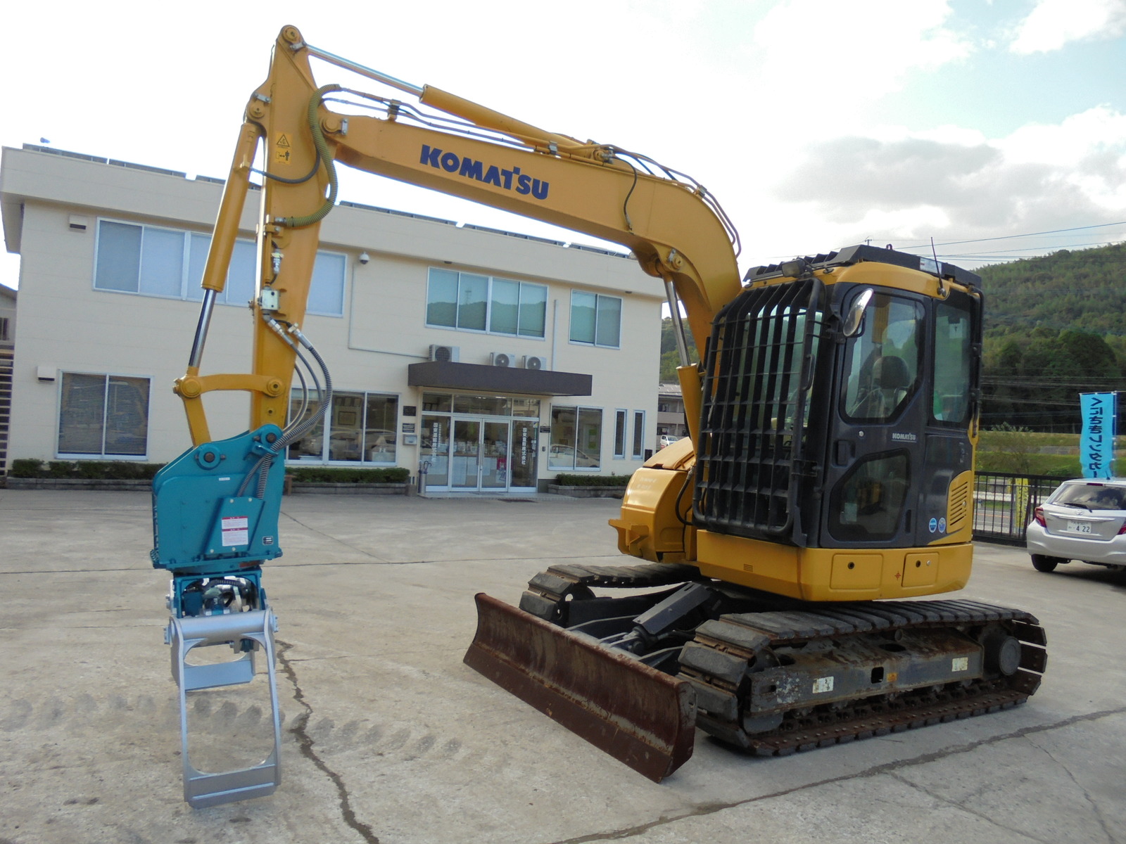 Used Construction Machine Used KOMATSU KOMATSU Forestry excavators Grapple / Winch / Blade PC78US-8