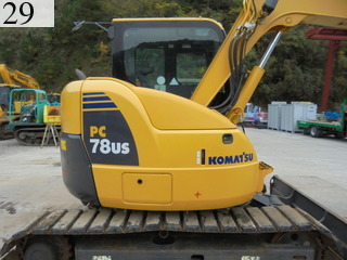 Used Construction Machine Used KOMATSU KOMATSU Excavator 0.2-0.3m3 PC78US-8