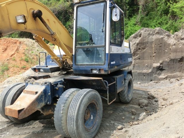 Used Construction Machine Used KOMATSU KOMATSU Excavator Wheeled Excavators PW100-3