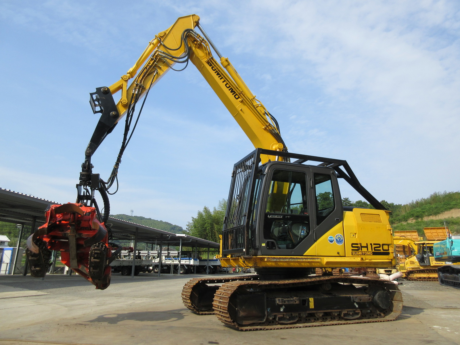 Used Construction Machine Used SUMITOMO SUMITOMO Forestry excavators Harvester SH120-5