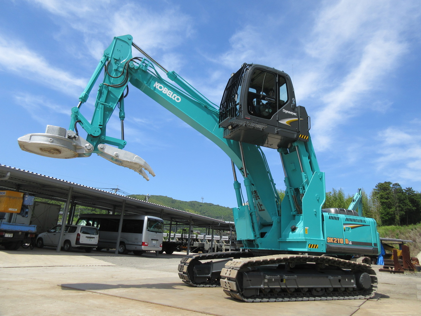 Used Construction Machine Used KOBELCO KOBELCO Material Handling / Recycling excavators Magnet Ace SK210DLC-8