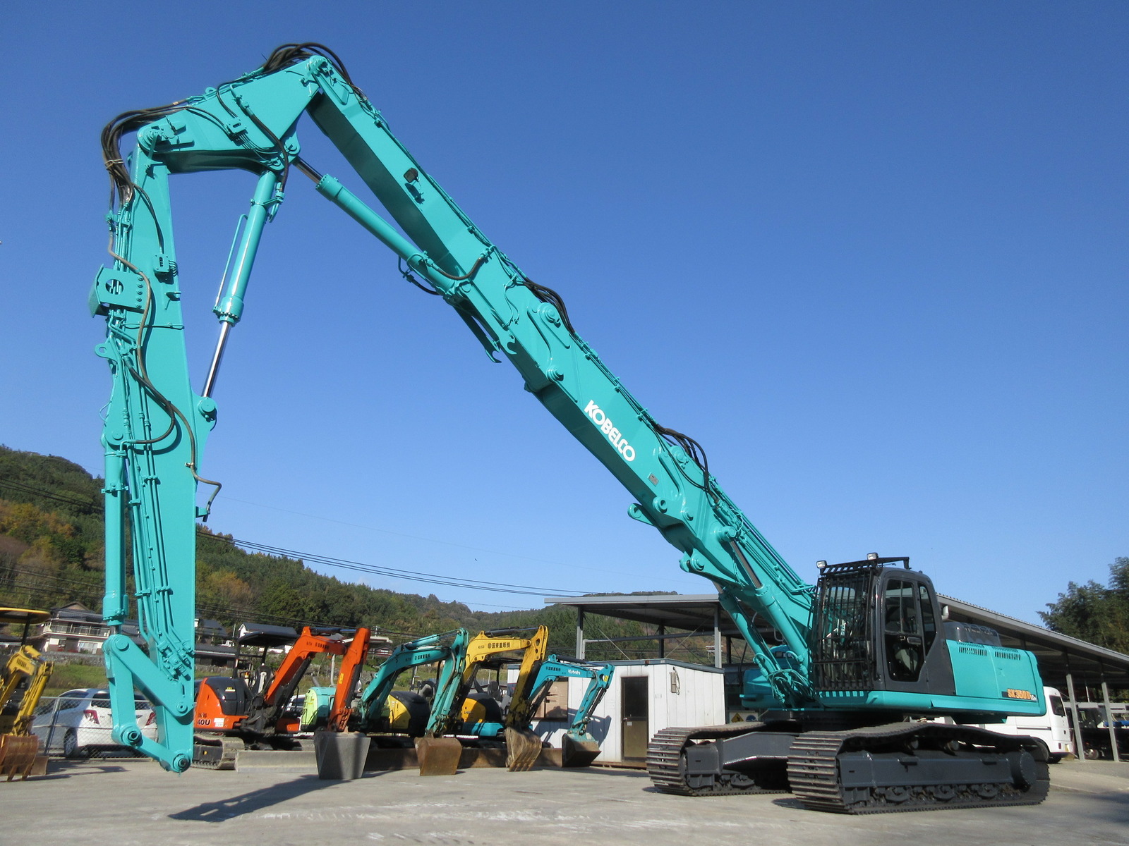 Used Construction Machine Used KOBELCO KOBELCO Demolition excavators Long front SK350DLC-8