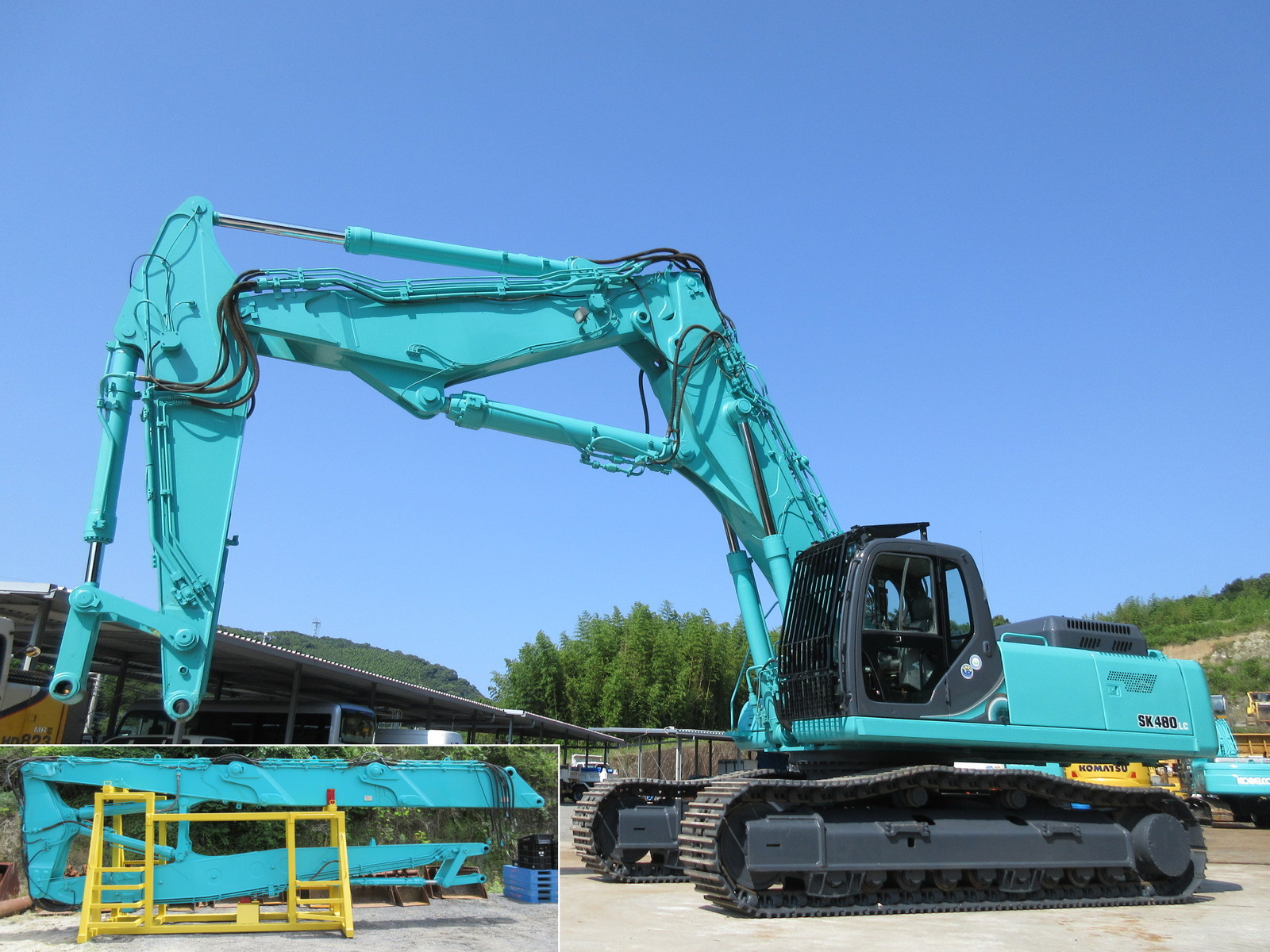 中古建設機械 中古 神鋼コベルコ建機 KOBELCO 解体機 ロングフロント・ハイリフト SK450LC-6