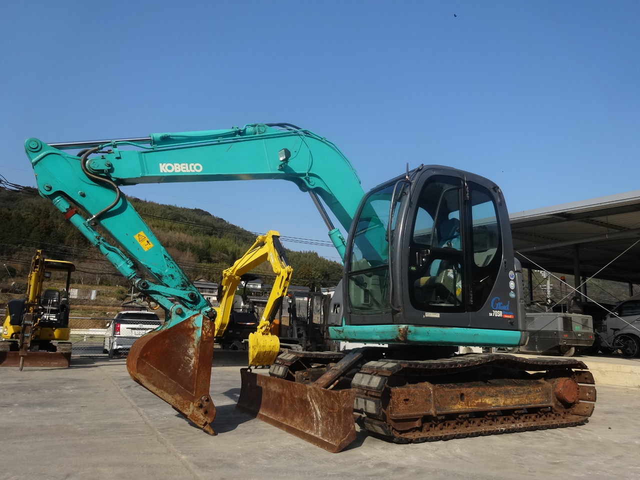 Used Construction Machine Used KOBELCO KOBELCO Excavator 0.2-0.3m3 SK70SR-1ES