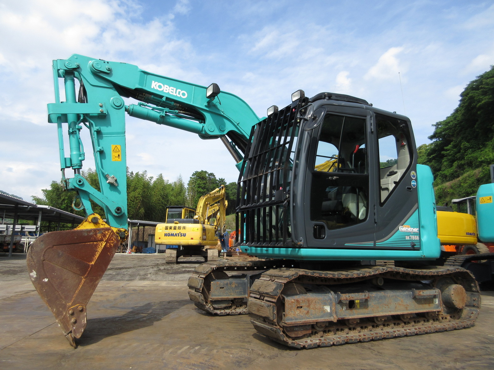 Used Construction Machine Used KOBELCO KOBELCO Demolition excavators Short reach SK75SR-3E