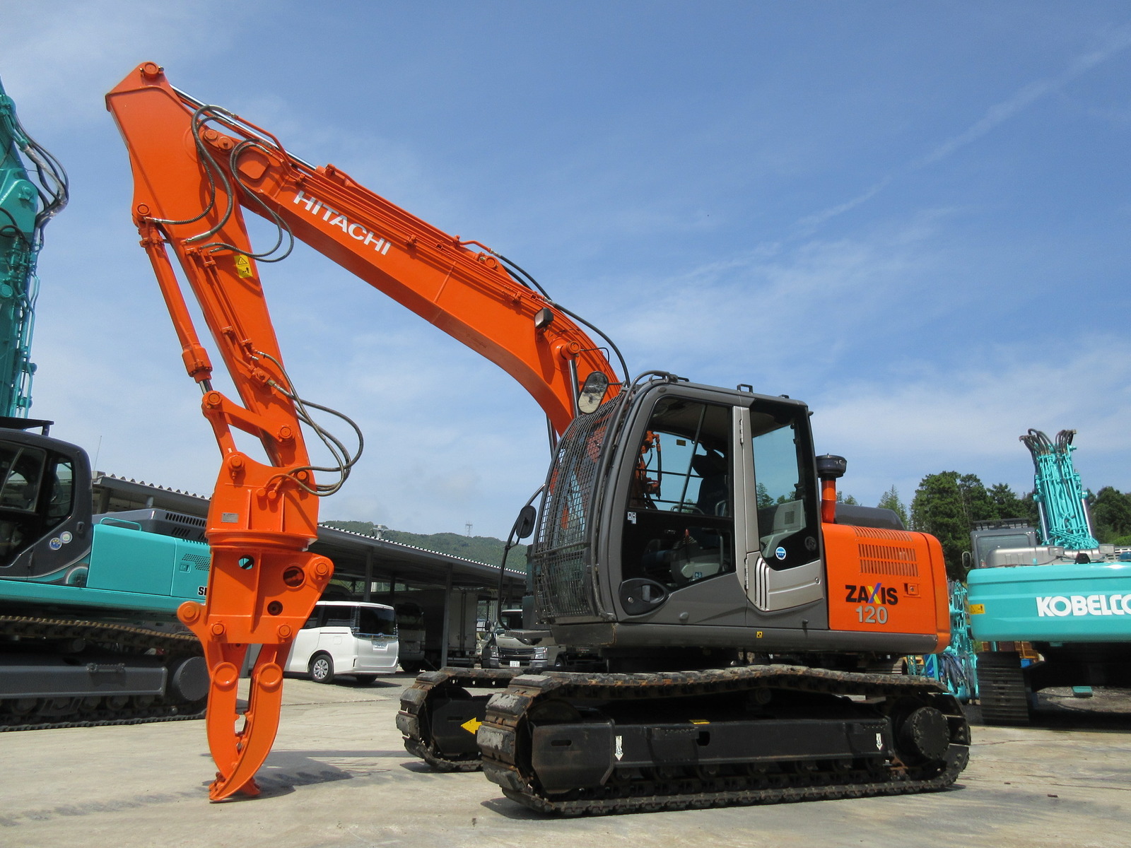 Used Construction Machine Used HITACHI HITACHI Demolition excavators Demolition backhoe ZX120-3