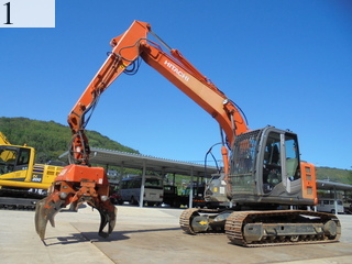 Used Construction Machine Used HITACHI HITACHI Forestry excavators Processor ZX135US-3