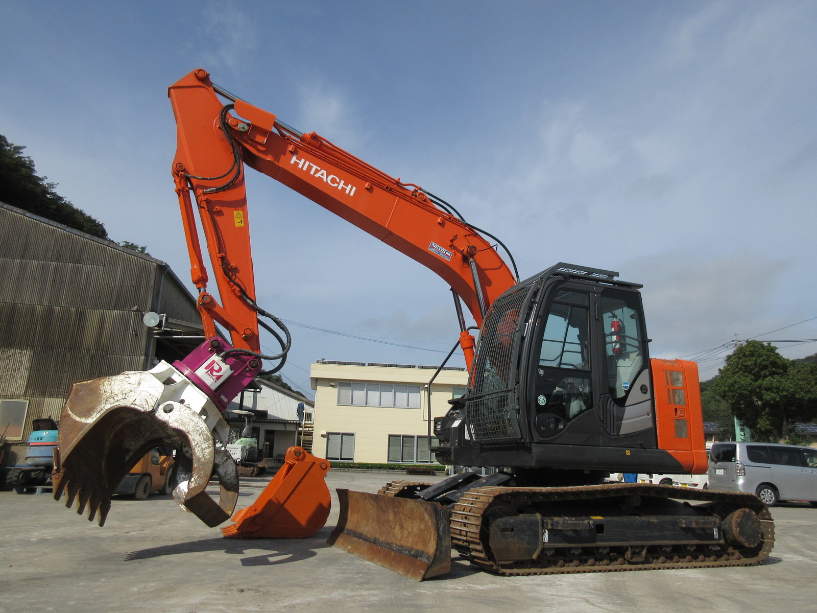 中古建設機械 中古 日立建機 HITACHI 林業機械 フェラーバンチャザウルスロボ ZX135US-5B