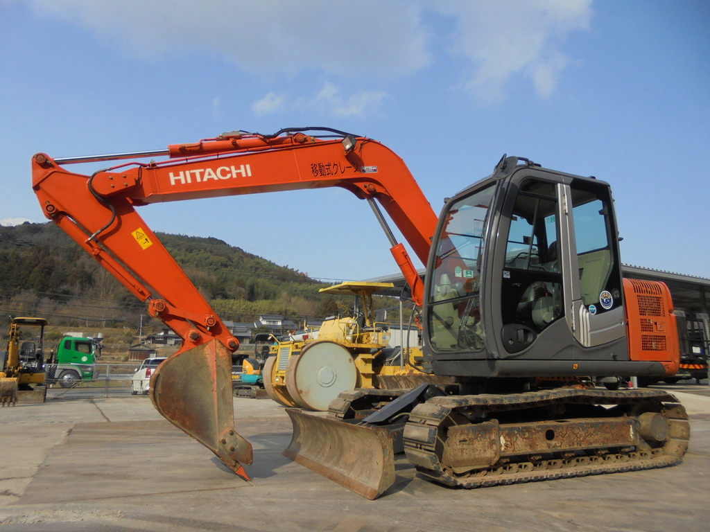 中古建設機械 中古 日立建機 HITACHI 油圧ショベル・バックホー ０．２－０．３立米 ZX70-3