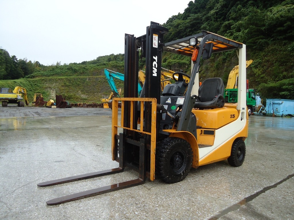 Used Construction Machine Used TCM TCM Forklift Diesel engine FD15T12