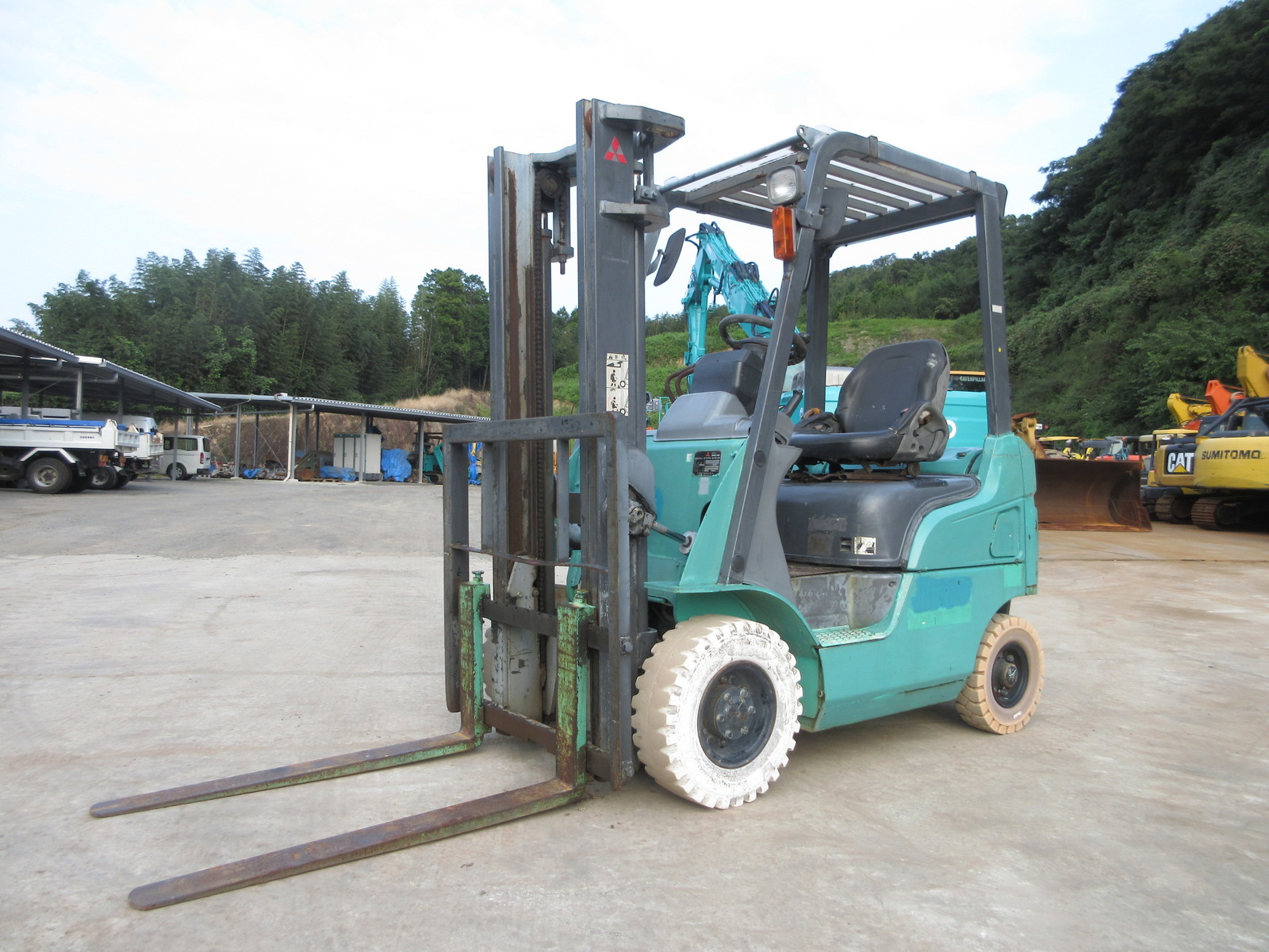 Used Construction Machine Used MITSUBISHI MITSUBISHI Forklift Diesel engine FD9T-MC