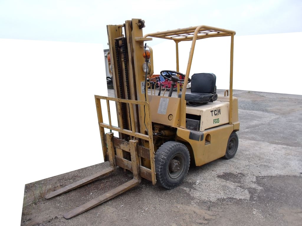 Used Construction Machine Used TCM TCM Forklift Gasoline engine FG15N2