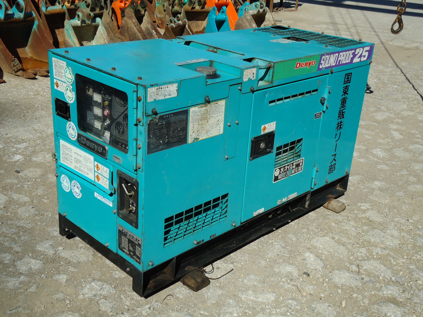 Used Construction Machine Used DENYO DENYO Generator  DCA-25SPI-C