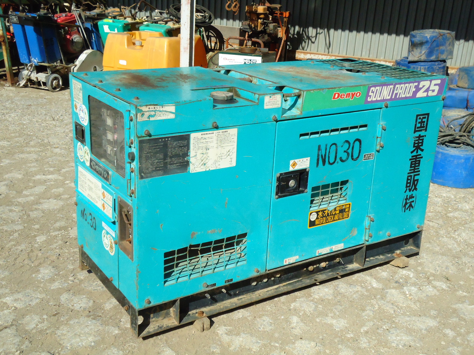 Used Construction Machine Used DENYO DENYO Generator  DCA-25SPI-C