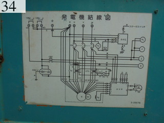 中古建設機械 中古 デンヨー DENYO 発電機  DCA-25SPM