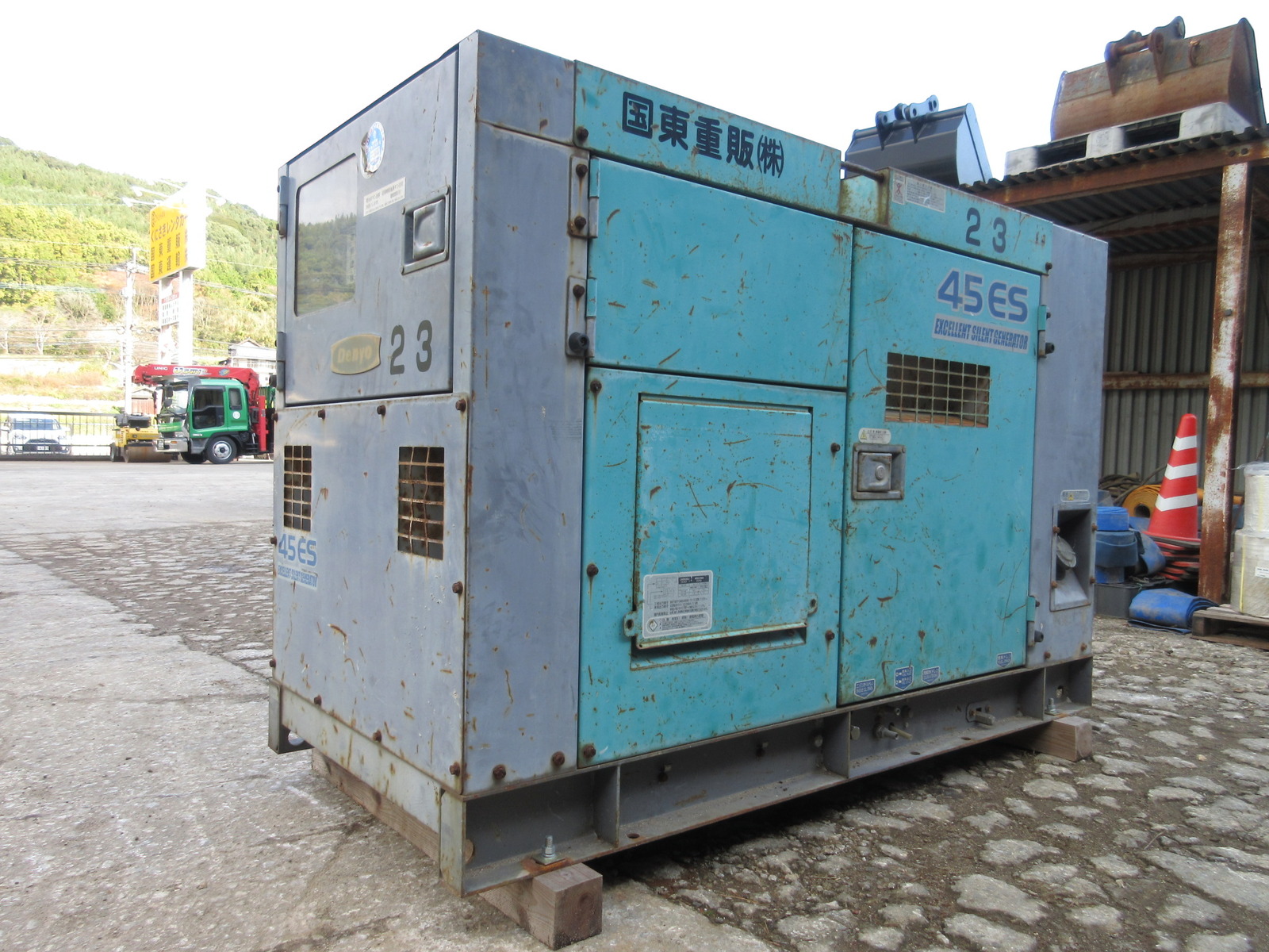 Used Construction Machine Used DENYO DENYO Generator  DCA-45ESI