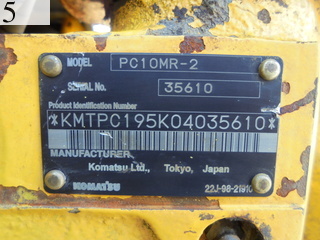 Used Construction Machine Used KOMATSU KOMATSU Excavator ~0.1m3 PC10MR-2