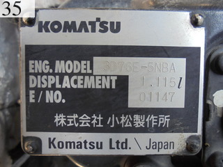 Used Construction Machine Used KOMATSU KOMATSU Excavator ~0.1m3 PC20MR-2