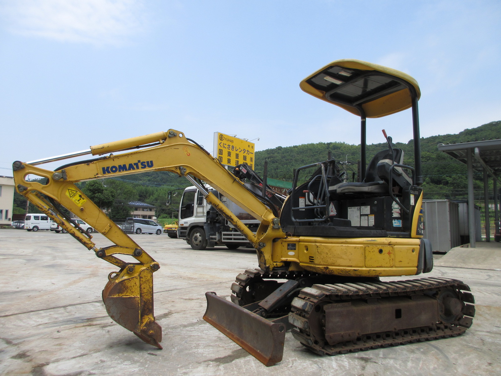 Used Construction Machine Used KOMATSU KOMATSU Excavator ~0.1m3 PC20MR-2