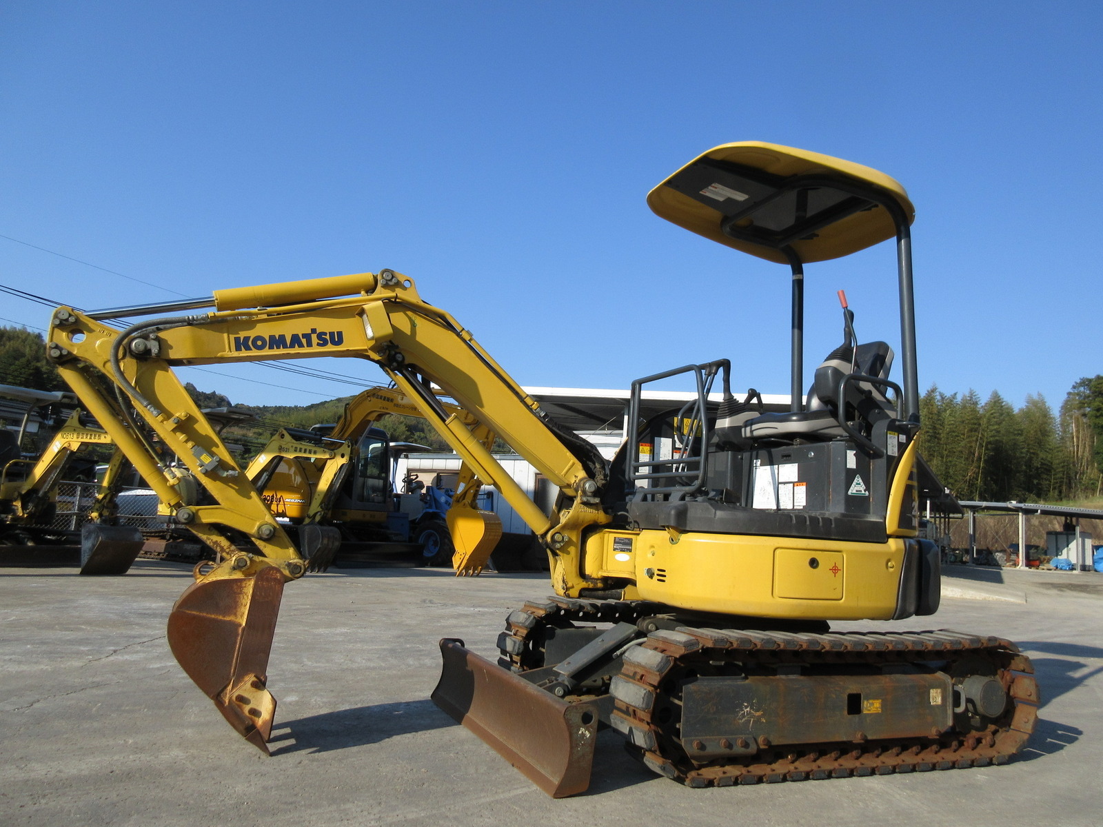 Used Construction Machine Used KOMATSU KOMATSU Excavator ~0.1m3 PC20MR-3