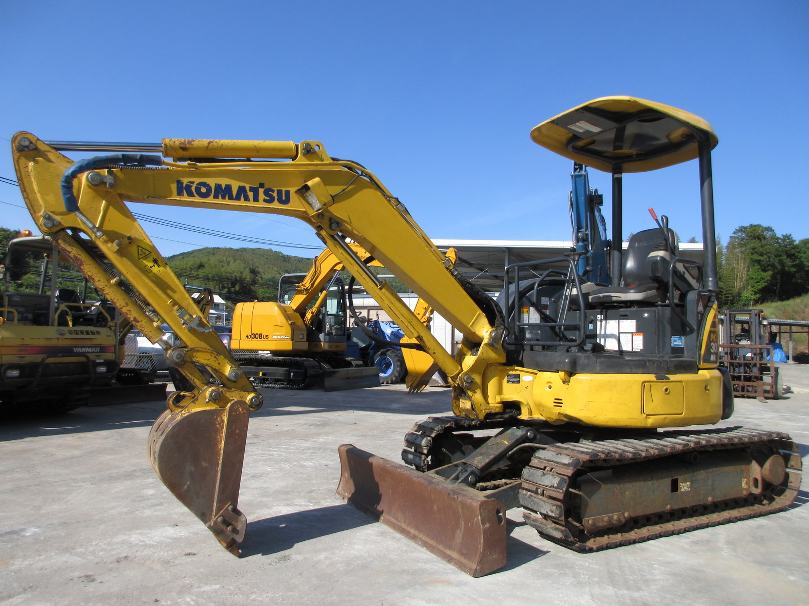 Used Construction Machine Used KOMATSU KOMATSU Excavator ~0.1m3 PC30MR-3