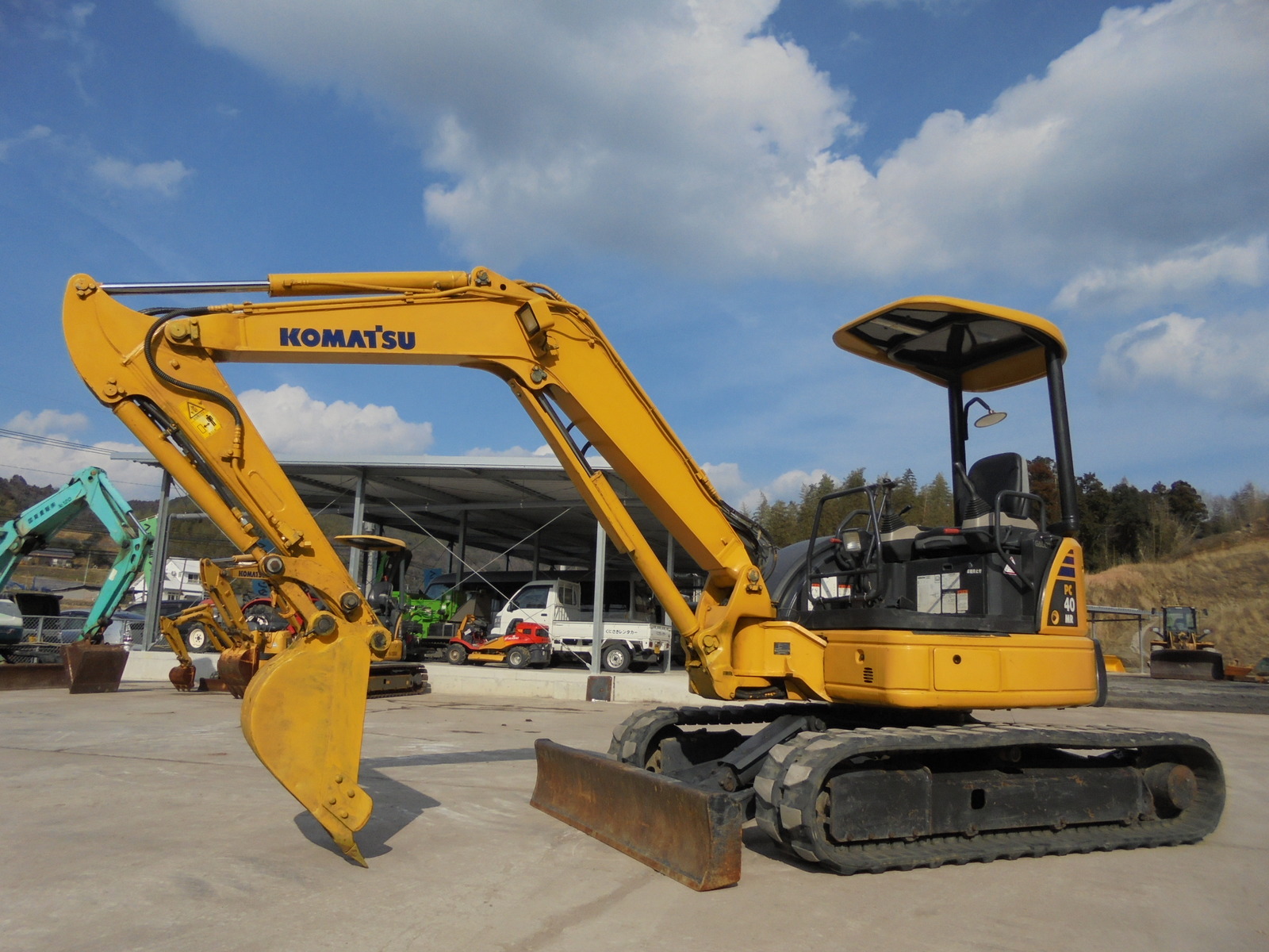 Used Construction Machine Used KOMATSU KOMATSU Excavator 0.2-0.3m3 PC40MR-2