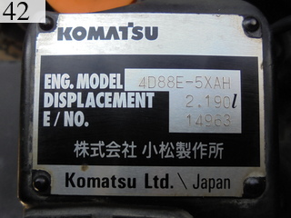 Used Construction Machine Used KOMATSU KOMATSU Excavator 0.2-0.3m3 PC40MR-2