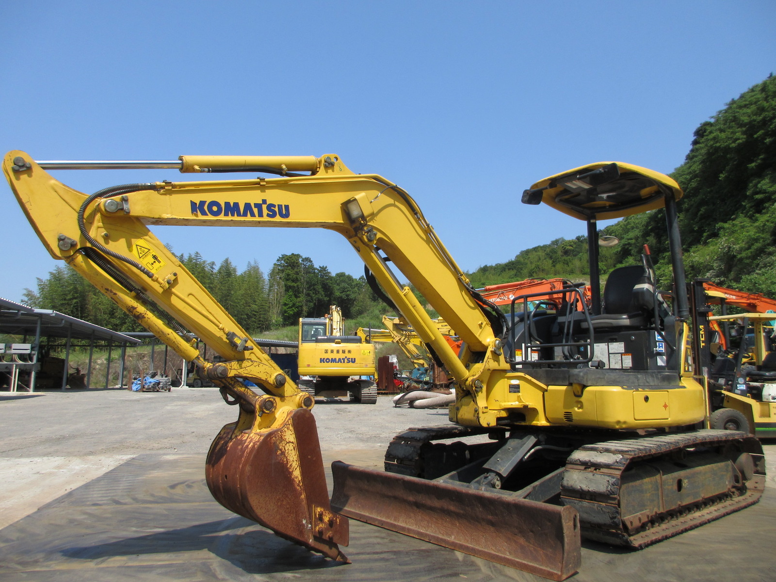 Used Construction Machine Used KOMATSU KOMATSU Excavator 0.2-0.3m3 PC40MR-3